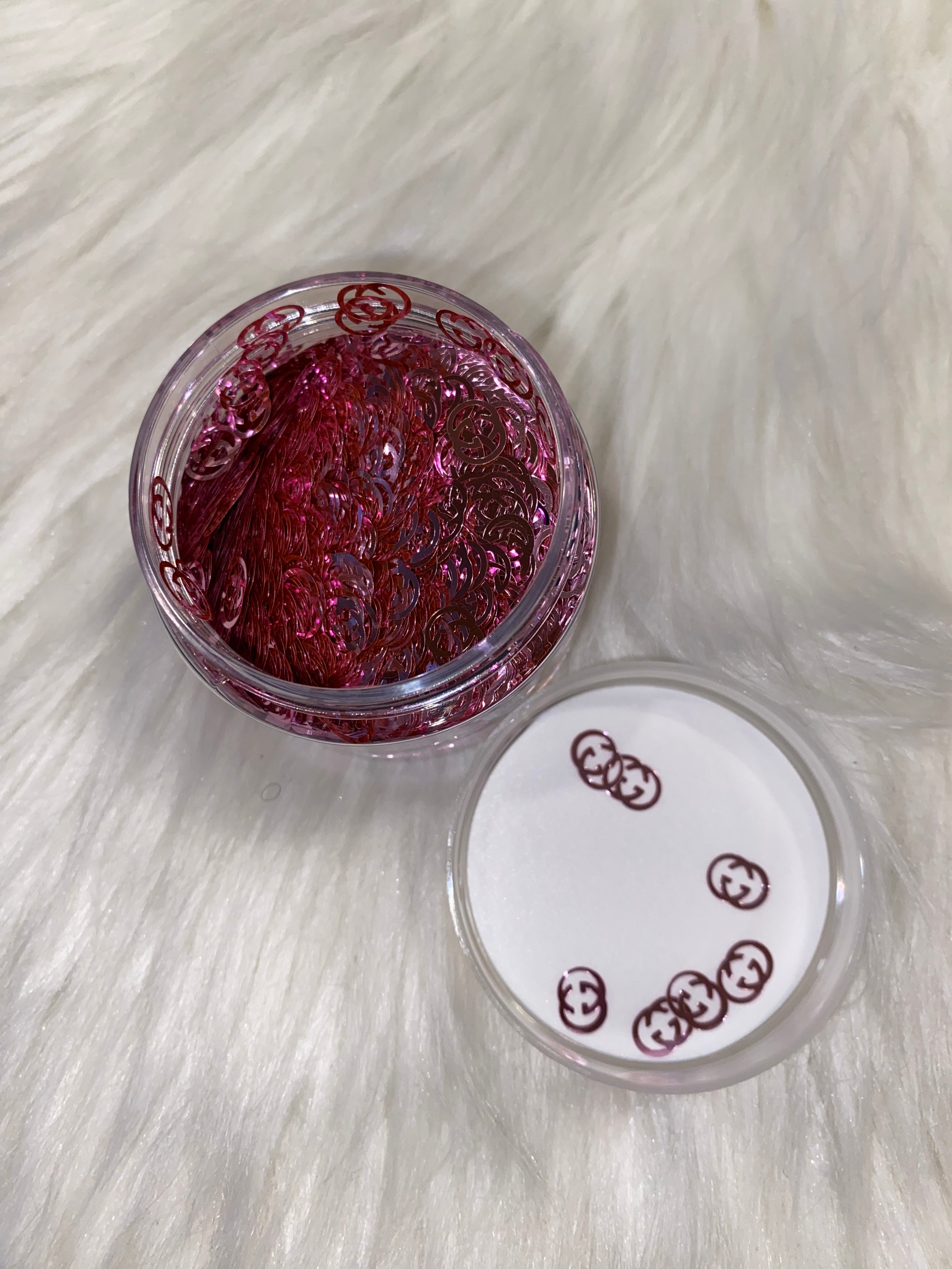 GG rose gold - shape glitter