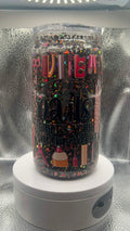 Custom 16 oz Acrylic Snow Globe Tumbler